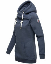 Marikoo Izuyaa ladies sweatshirt hoodie sweater hooded Blau-Mel.-Gr.XS