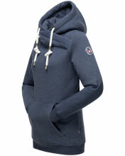 Marikoo Izuyaa ladies sweatshirt hoodie sweater hooded Blau-Mel.-Gr.XS