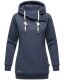 Marikoo Izuyaa ladies sweatshirt hoodie sweater hooded Blau-Mel.-Gr.XS
