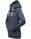Marikoo Izuyaa ladies sweatshirt hoodie sweater hooded Blau-Mel.-Gr.XS