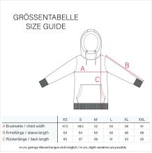 Navahoo Kirschblüte Damen Hoodie Schwarz-Gr.XS