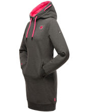 Navahoo Kirschblüte Damen Hoodie D.Grau-M.-Gr.XS