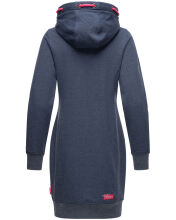 Navahoo Kirschblüte Damen Hoodie Blau-Mel.-Gr.XS
