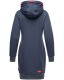 Navahoo Kirschblüte Damen Hoodie Blau-Mel.-Gr.XS