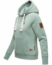 Navahoo Damlaa Damen Kapuzenpullover Sweatshirt Hoodie Mint - Melange Größe XS - Gr. 34