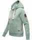 Navahoo Damlaa Damen Kapuzenpullover Sweatshirt Hoodie Mint - Melange Größe XS - Gr. 34