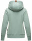 Navahoo Damlaa Damen Kapuzenpullover Sweatshirt Hoodie Mint - Melange Größe XS - Gr. 34