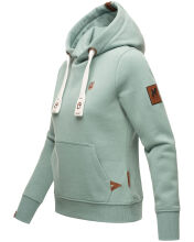 Navahoo Damlaa Damen Kapuzenpullover Sweatshirt Hoodie Mint - Melange Größe XXL - Gr. 44