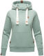Navahoo Damlaa Damen Kapuzenpullover Sweatshirt Hoodie Mint - Melange Größe XXL - Gr. 44