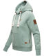Navahoo Damlaa Damen Kapuzenpullover Sweatshirt Hoodie Mint - Melange Größe XXL - Gr. 44