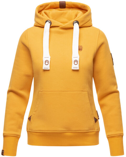 Navahoo Damlaa Damen Kapuzenpullover Sweatshirt Hoodie Gelb Größe XL - Gr. 42
