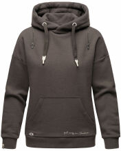 Navahoo Zuckerbärchen Damen Sweatshirt Hoodie Pullover Pulli Sweater Kapuze Dunkelgrau Größe XS - Gr. 34