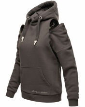 Navahoo Zuckerbärchen Damen Sweatshirt Hoodie Pullover Pulli Sweater Kapuze Dunkelgrau Größe XXL - Gr. 44
