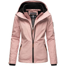 Marikoo Erdbeere Damen Übergangsjacke leicht gefüttert mit Kapuze Rosa Größe M - Gr. 38