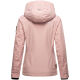 Marikoo Erdbeere Damen Übergangsjacke leicht gefüttert mit Kapuze Rosa Größe M - Gr. 38