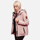 Marikoo Erdbeere Damen Übergangsjacke leicht gefüttert mit Kapuze Rosa Größe M - Gr. 38