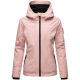 Marikoo Erdbeere Damen Übergangsjacke leicht gefüttert mit Kapuze Rosa Größe M - Gr. 38