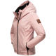 Marikoo Erdbeere Damen Übergangsjacke leicht gefüttert mit Kapuze Rosa Größe M - Gr. 38