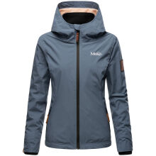Marikoo Erdbeere Damen Übergangsjacke leicht gefüttert mit Kapuze Dusty Blue Größe M - Gr. 38