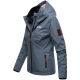 Marikoo Erdbeere Damen Übergangsjacke leicht gefüttert mit Kapuze Dusty Blue Größe M - Gr. 38