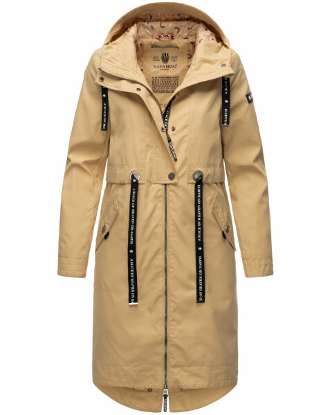 Navahoo Josinaa Damen Übergangs Mantel Beige-Gr.XS