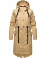 Navahoo Josinaa Damen Übergangs Mantel Beige-Gr.XS