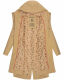 Navahoo Josinaa Damen Übergangs Mantel Beige-Gr.XS