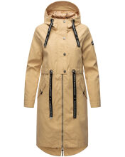 Navahoo Josinaa Damen Übergangs Mantel Beige-Gr.XL