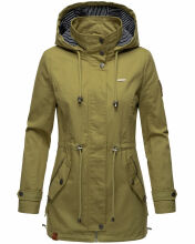 Marikoo Nyokoo Damen Herbst Frühling Übergangsjacke Grün-Gr.S