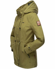 Marikoo Nyokoo Damen Herbst Frühling Übergangsjacke Grün-Gr.S