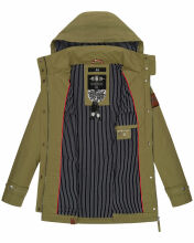 Marikoo Nyokoo Damen Herbst Frühling Übergangsjacke Grün-Gr.S