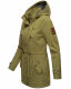 Marikoo Nyokoo Damen Herbst Frühling Übergangsjacke Grün-Gr.S