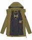 Marikoo Nyokoo Damen Herbst Frühling Übergangsjacke Grün-Gr.S