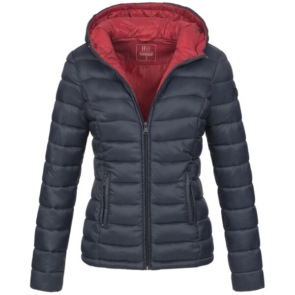 Marikoo Lucy Damen gesteppte Übergangsjacke Navy Größe XXXL - Gr. 46