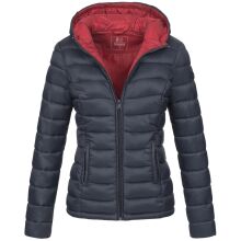 Marikoo Lucy Damen gesteppte Übergangsjacke Navy Größe XXXL - Gr. 46