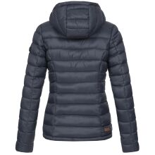 Marikoo Lucy Damen gesteppte Übergangsjacke Navy Größe XXXL - Gr. 46