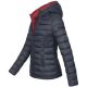 Marikoo Lucy Damen gesteppte Übergangsjacke Navy Größe XXXL - Gr. 46