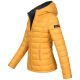 Marikoo Lucy Damen gesteppte Übergangsjacke Gelb Größe XXXL - Gr. 46