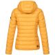 Marikoo Lucy Damen gesteppte Übergangsjacke Gelb Größe XXXL - Gr. 46