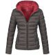 Marikoo Lucy Damen gesteppte Übergangsjacke Anthrazit Größe XXXL - Gr. 46