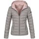 Marikoo Lucy Damen gesteppte Übergangsjacke Rosa Größe XXXL - Gr. 46