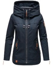 Navahoo Wekoo Damen Übergangsjacke mit Kapuze Navy Größe XXXL - Gr. 46