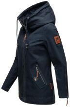 Navahoo Wekoo Damen Übergangsjacke mit Kapuze Navy Größe XXXL - Gr. 46