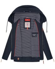 Navahoo Wekoo Damen Übergangsjacke mit Kapuze Navy Größe XXXL - Gr. 46