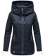 Navahoo Wekoo Damen Übergangsjacke mit Kapuze Navy Größe XXXL - Gr. 46