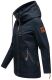 Navahoo Wekoo Damen Übergangsjacke mit Kapuze Navy Größe XXXL - Gr. 46