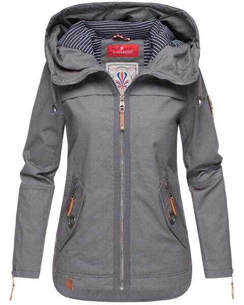 Navahoo Wekoo ladies spring jacket with hood Anthrazit