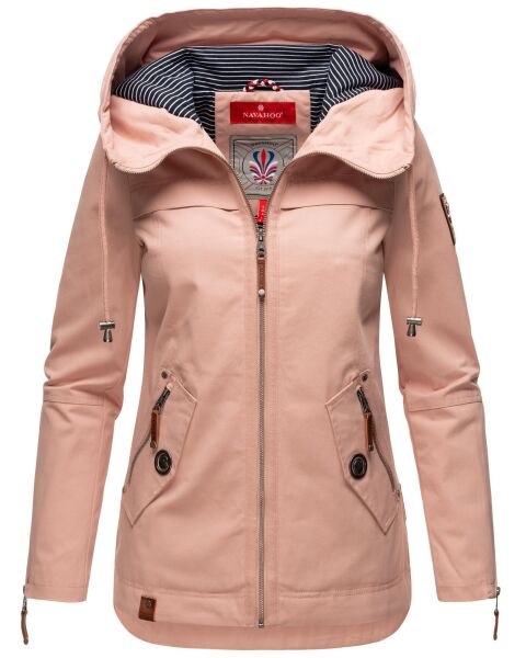 Navahoo Wekoo ladies spring jacket with hood Light Rose Größe XXXL - Gr. 46