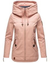 Navahoo Wekoo ladies spring jacket with hood Light Rose Größe XXXL - Gr. 46