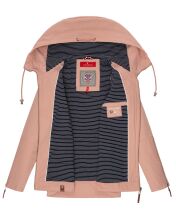 Navahoo Wekoo ladies spring jacket with hood Light Rose Größe XXXL - Gr. 46